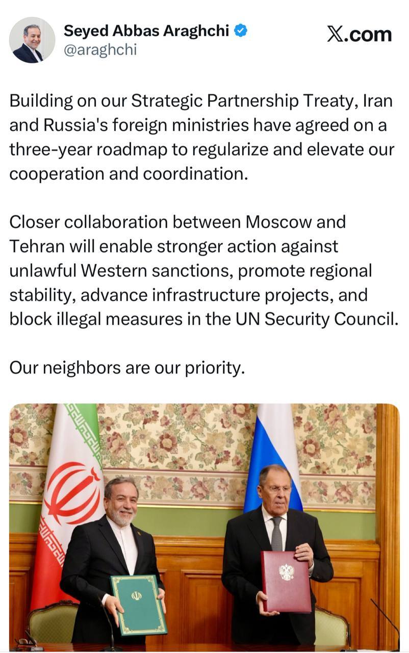 همکاری نزدیک‌تر مسکو و تهران علیه تحریم‌های غرب