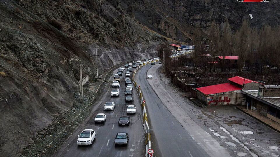 جاده چالوس از ۱۰ تا ۱۹ آذر مسدود می‌شود
